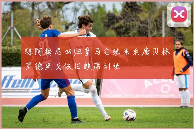 琼阿梅尼回归皇马合练米利唐贝林罗德里戈依旧缺席训练